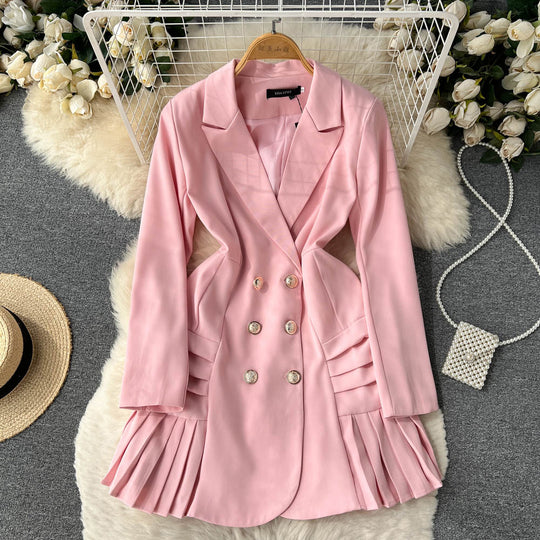 Candy Pleated Blazer Dress