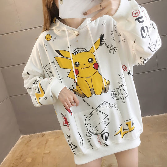 Pikachu Anime Oversized Hoodie