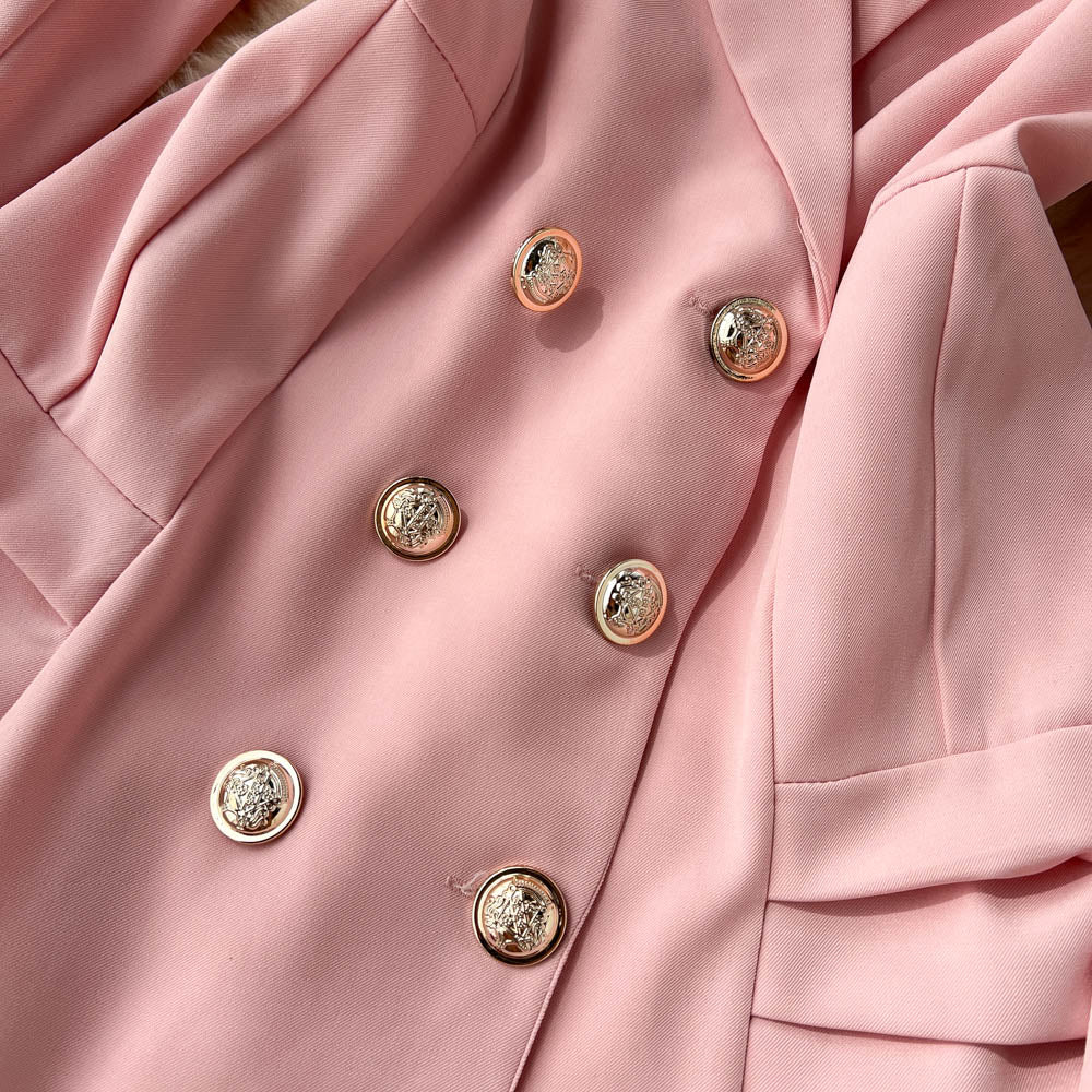 Candy Pleated Blazer Dress