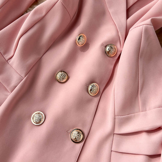 Candy Pleated Blazer Dress