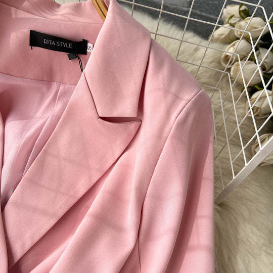 Candy Pleated Blazer Dress