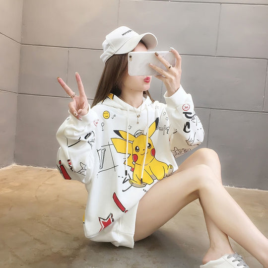 Pikachu Anime Oversized Hoodie