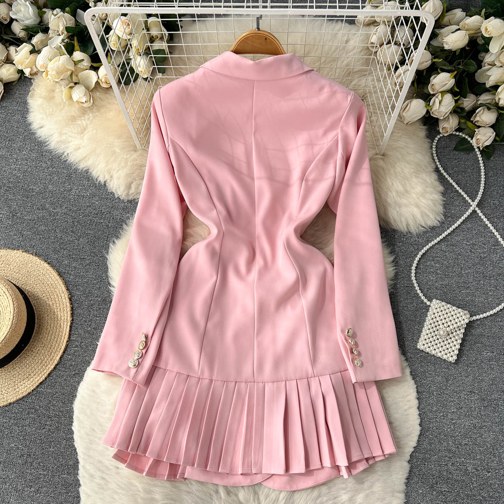 Candy Pleated Blazer Dress