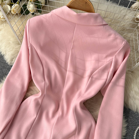 Candy Pleated Blazer Dress