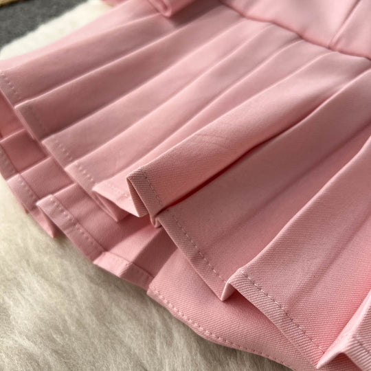 Candy Pleated Blazer Dress