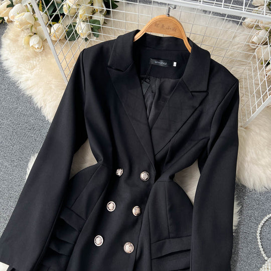 Candy Pleated Blazer Dress