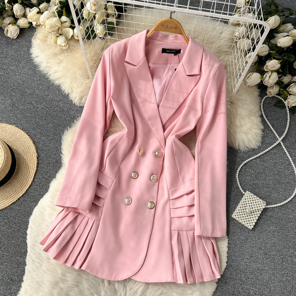 Candy Pleated Blazer Dress