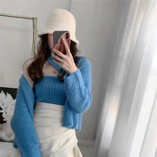 Eira Faux Fur Blouse with Shrug