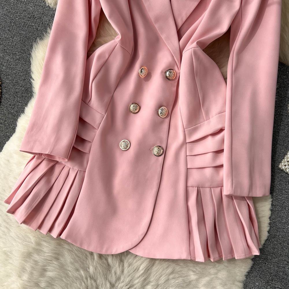 Candy Pleated Blazer Dress