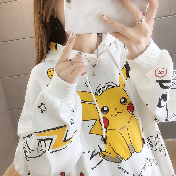 Pikachu Anime Oversized Hoodie