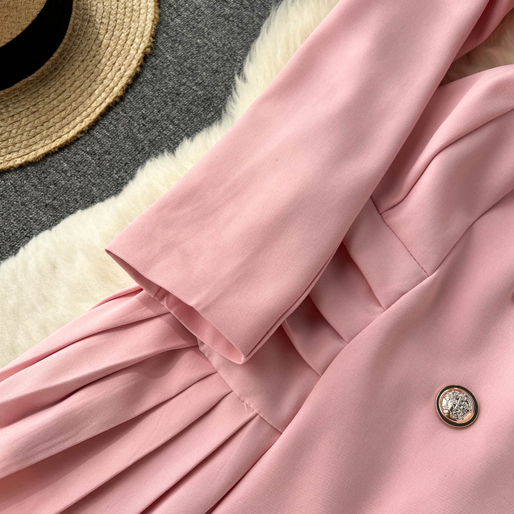 Candy Pleated Blazer Dress