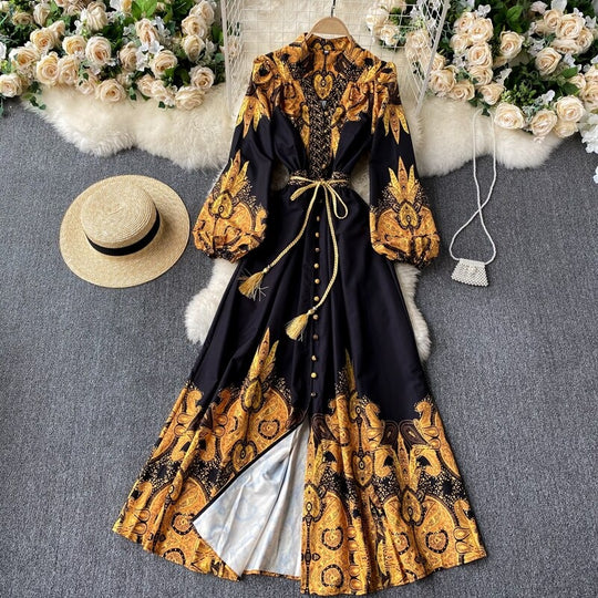 Keeya Bohemian Printed Vintage Dress