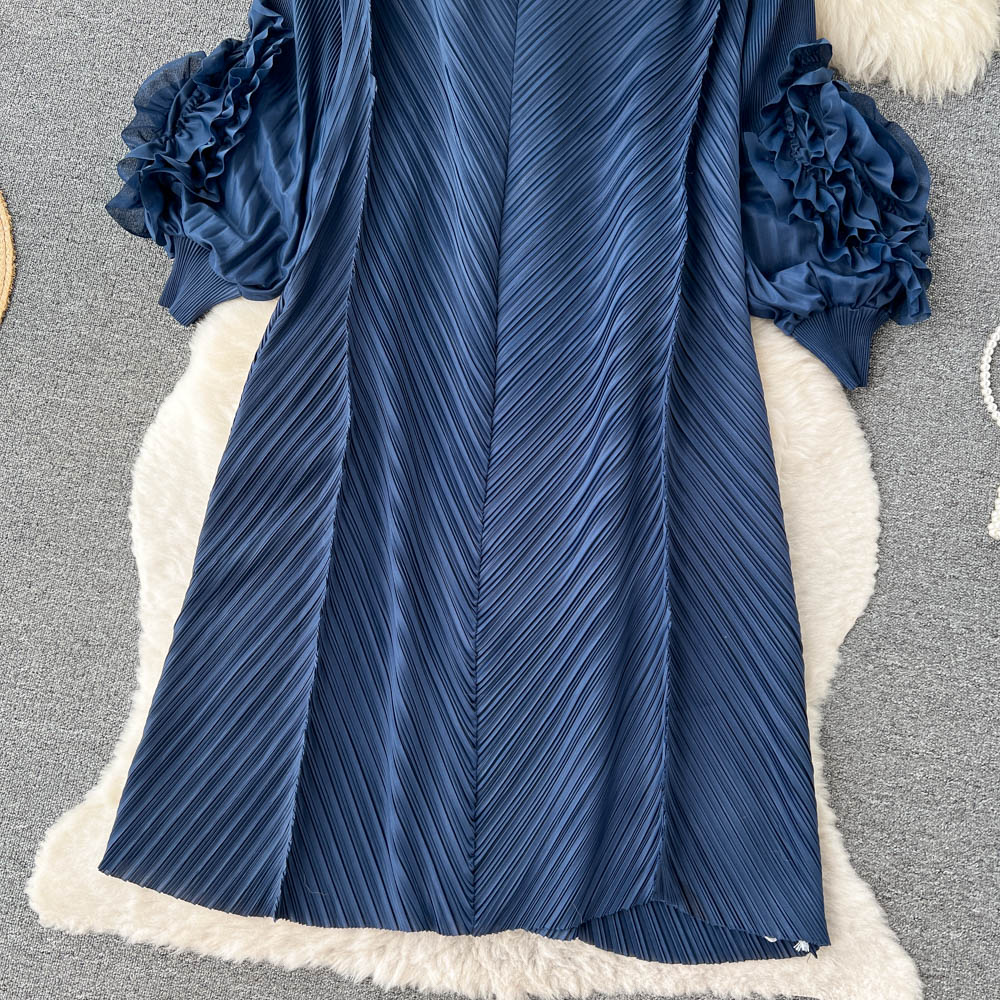 Daphne Ruffled Vintage Dress