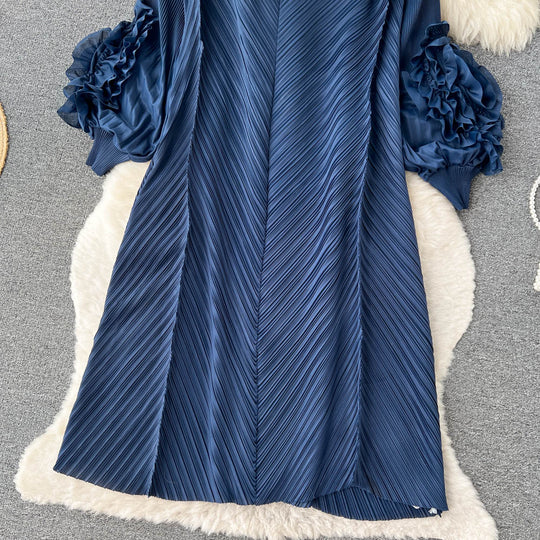 Daphne Ruffled Vintage Dress