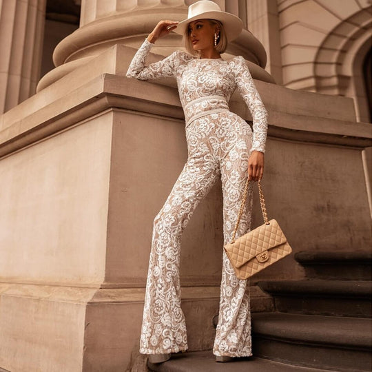 Serena Lace up Bodysuit