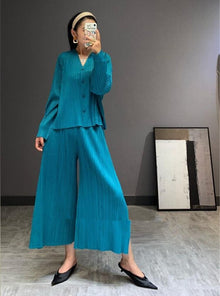 Jasmine Pleated Coord Set