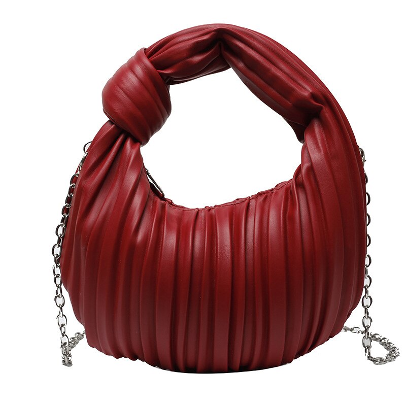 Hobo Pleated Shoulder Bag
