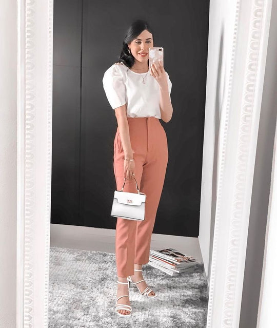 Victoria pegged High Waist Trousers
