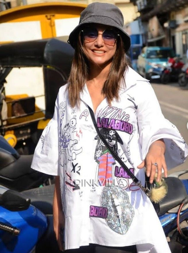 Amanda Cartoon Print Sequinned shirt Dress