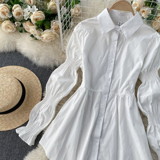 Laurel Belted Denim Blouse