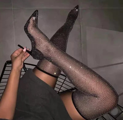 Carrie Rhinestone Heels