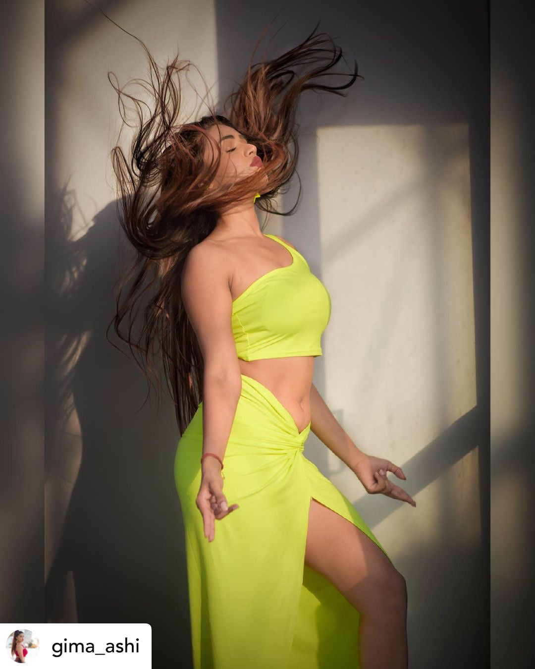 Mariel Neon Green Coord Set