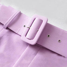 Voila Belted eyelet pegged High Waist Trousers