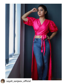 Carol Wrap Around high Low top