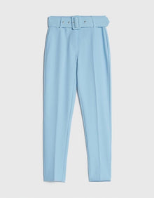 Voila Belted eyelet pegged High Waist Trousers