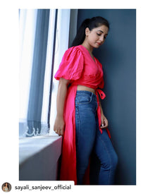 Carol Wrap Around high Low top