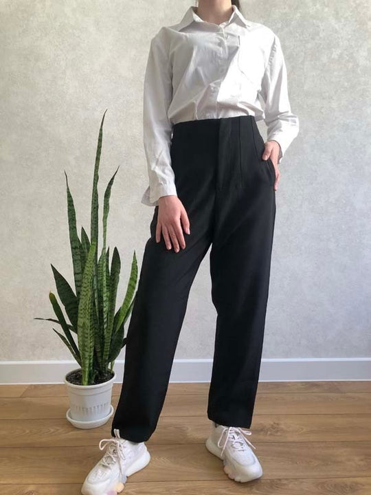 Victoria pegged High Waist Trousers