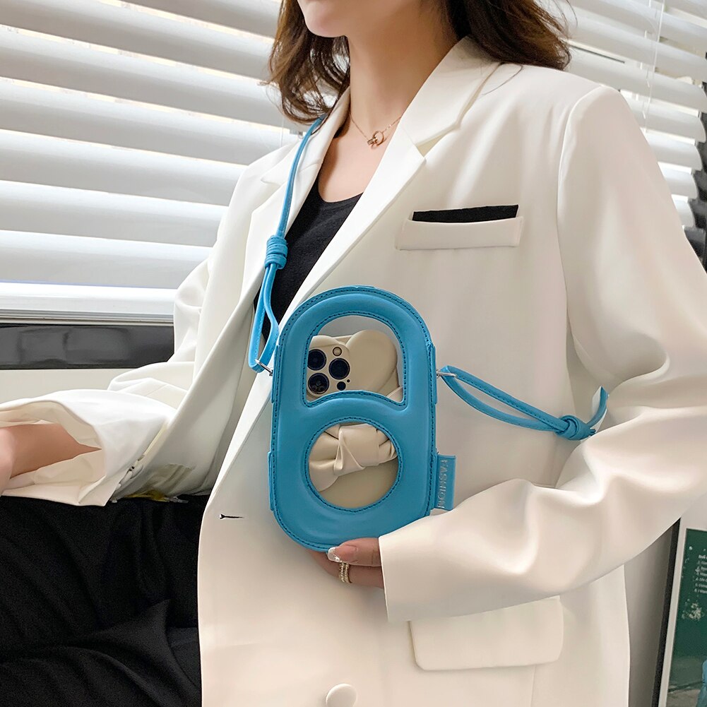 Clear Hollow out Crossbody Bag