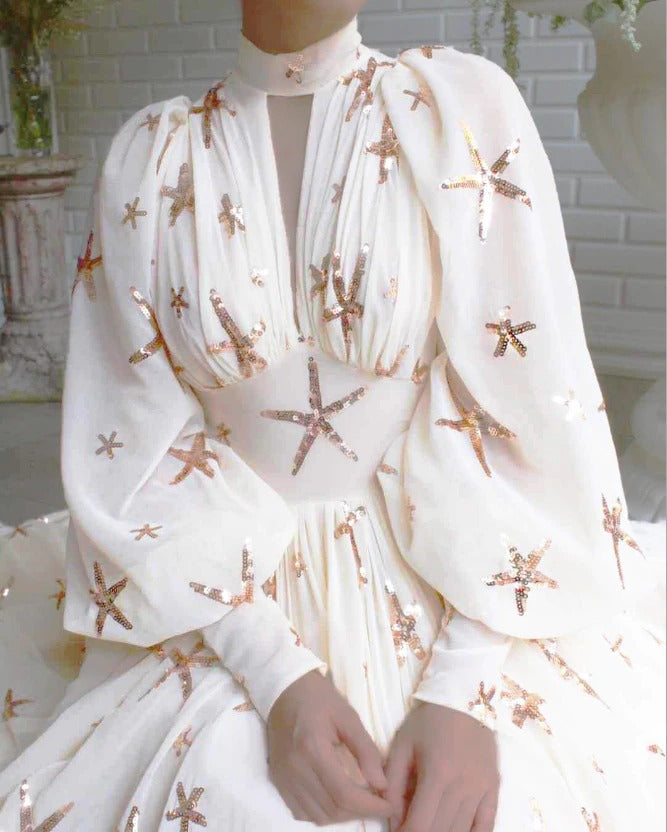 Elise chiffon flaring Maxi DRESS