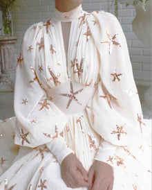 Elise chiffon flaring Maxi DRESS