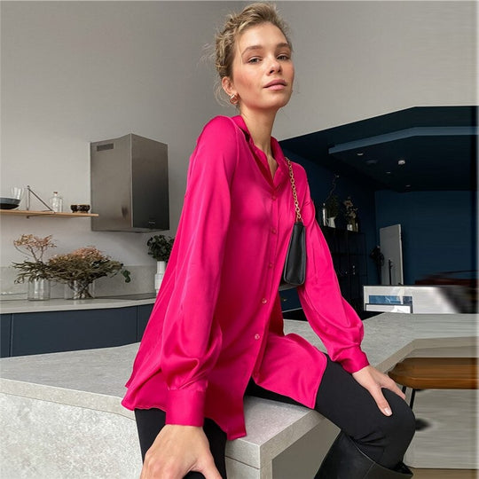 Kenza Satin Shirt