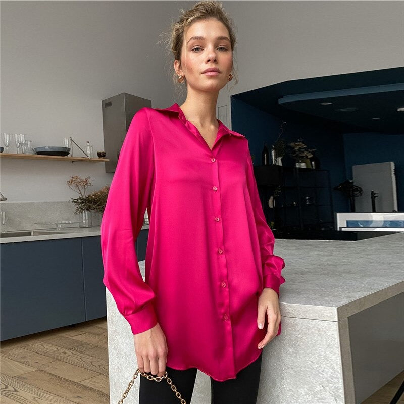 Kenza Satin Shirt