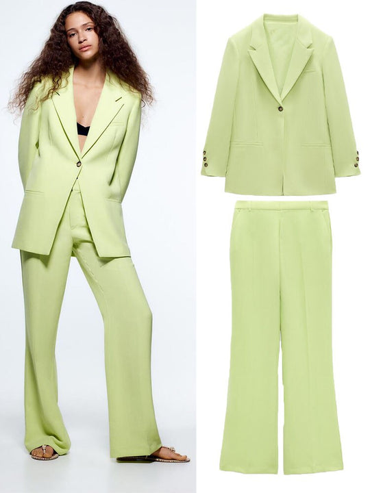 Natalie Blazer and Pant Set