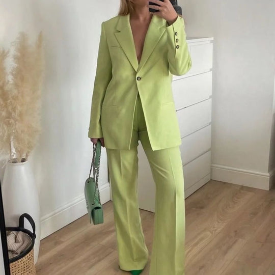 Natalie Blazer and Pant Set