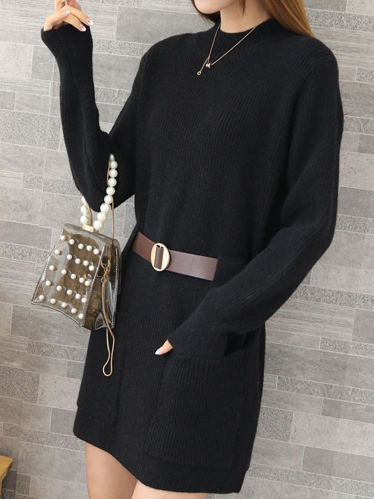 Toronto Sweater Dress with Belt