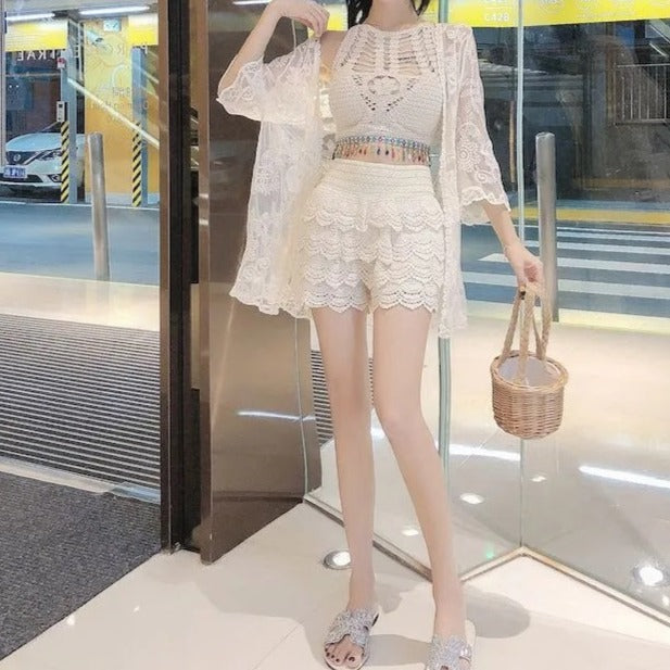 Omura Three Piece Crochet Set