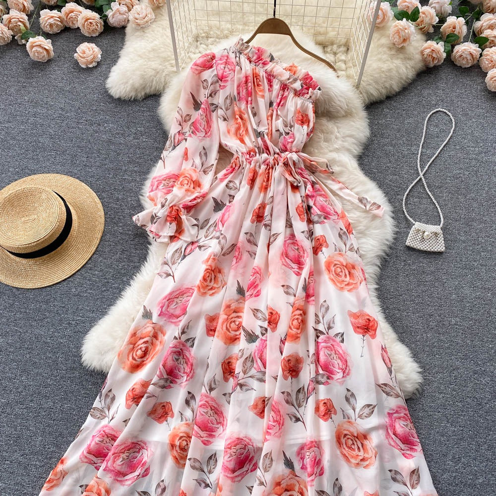 Zaira Floral Maxi Dress – TrenBee