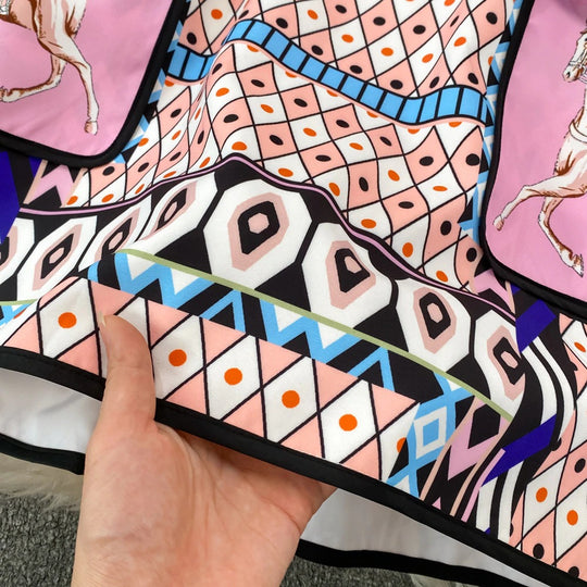 Audrina Summer Blouse and Skirt Set