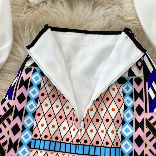 Audrina Summer Blouse and Skirt Set