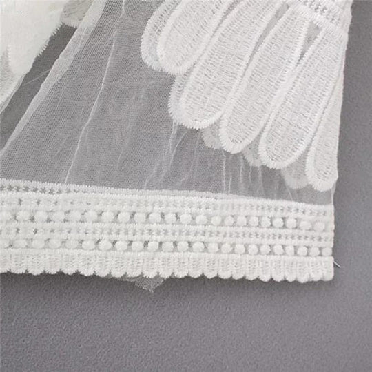 Cabello Embroidered Cover Up