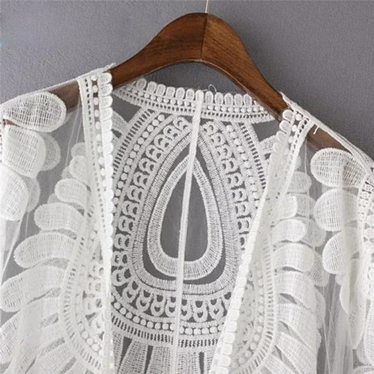 Cabello Embroidered Cover Up