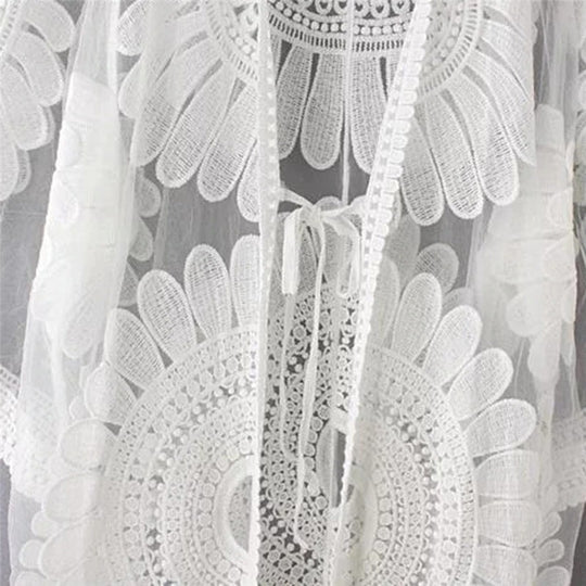 Cabello Embroidered Cover Up