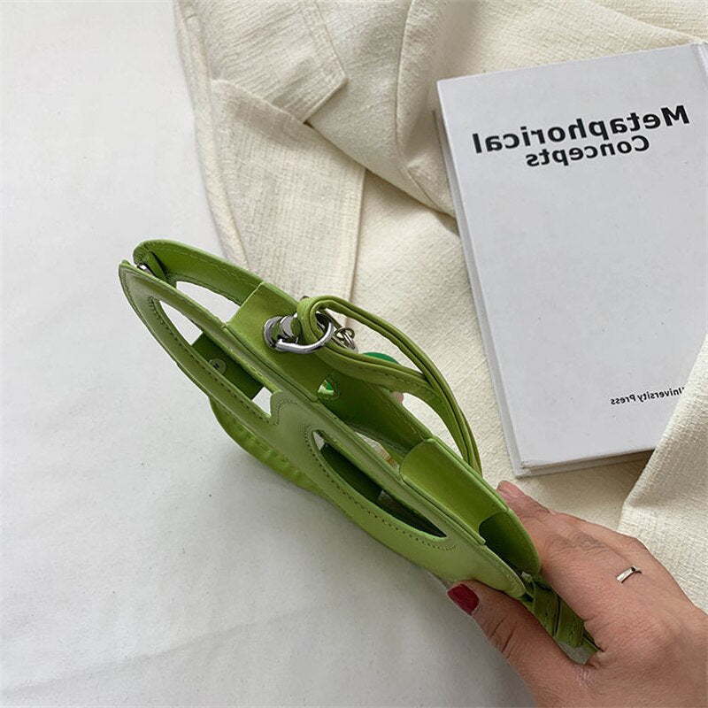 Clear Hollow out Crossbody Bag