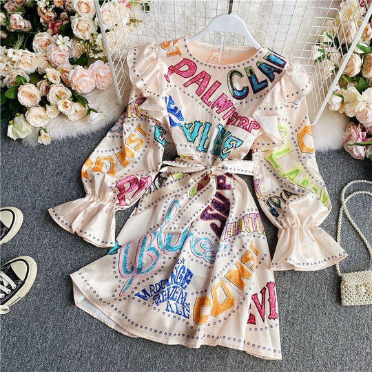 Jenna Vintage Graphics Dress