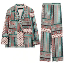 Jaden Printed Blazer and Pants Set