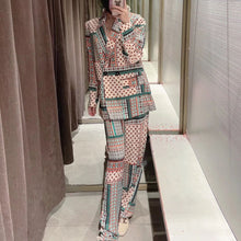 Jaden Printed Blazer and Pants Set